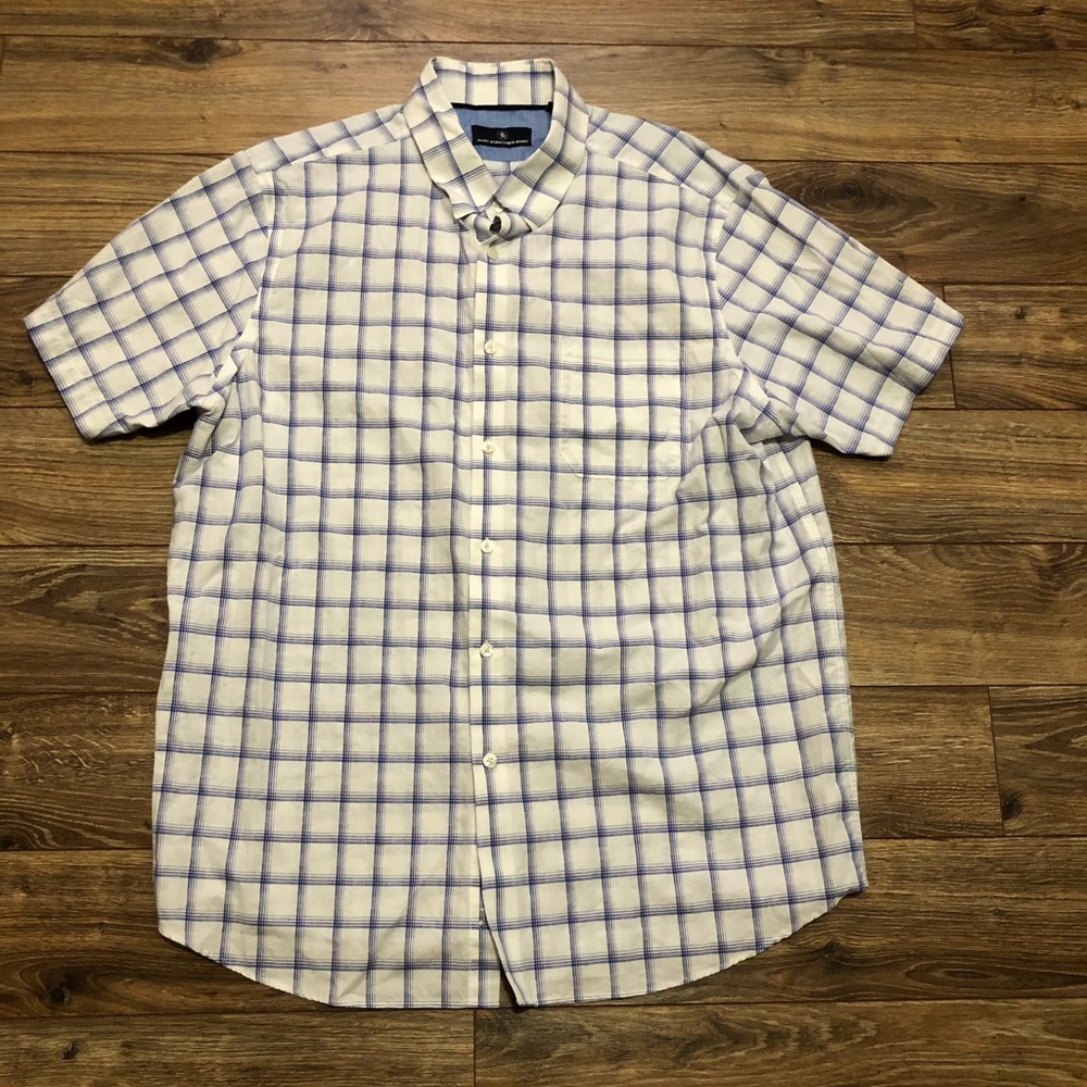 Men's Blue Checkered Shirt